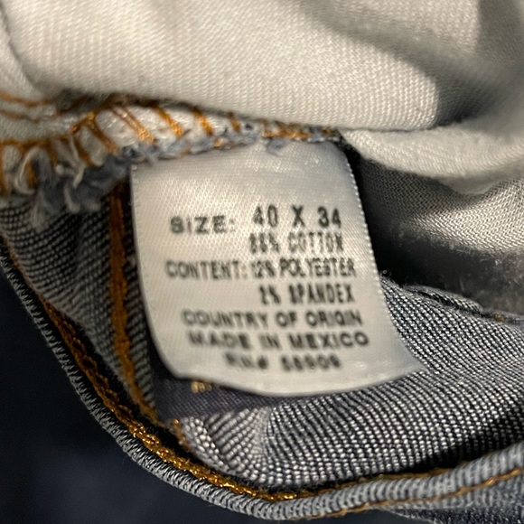 Men's Daniel Cremieux relaxed fit straight leg jeans 40/34 - Picture 4 of 7